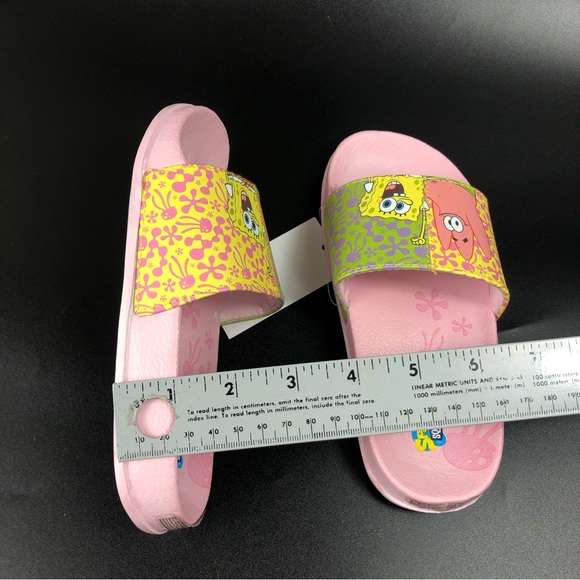 SpongeBob SquarePants and Patrick Comfort Casual Slide Sandals Size 13 - Picture 6 of 9